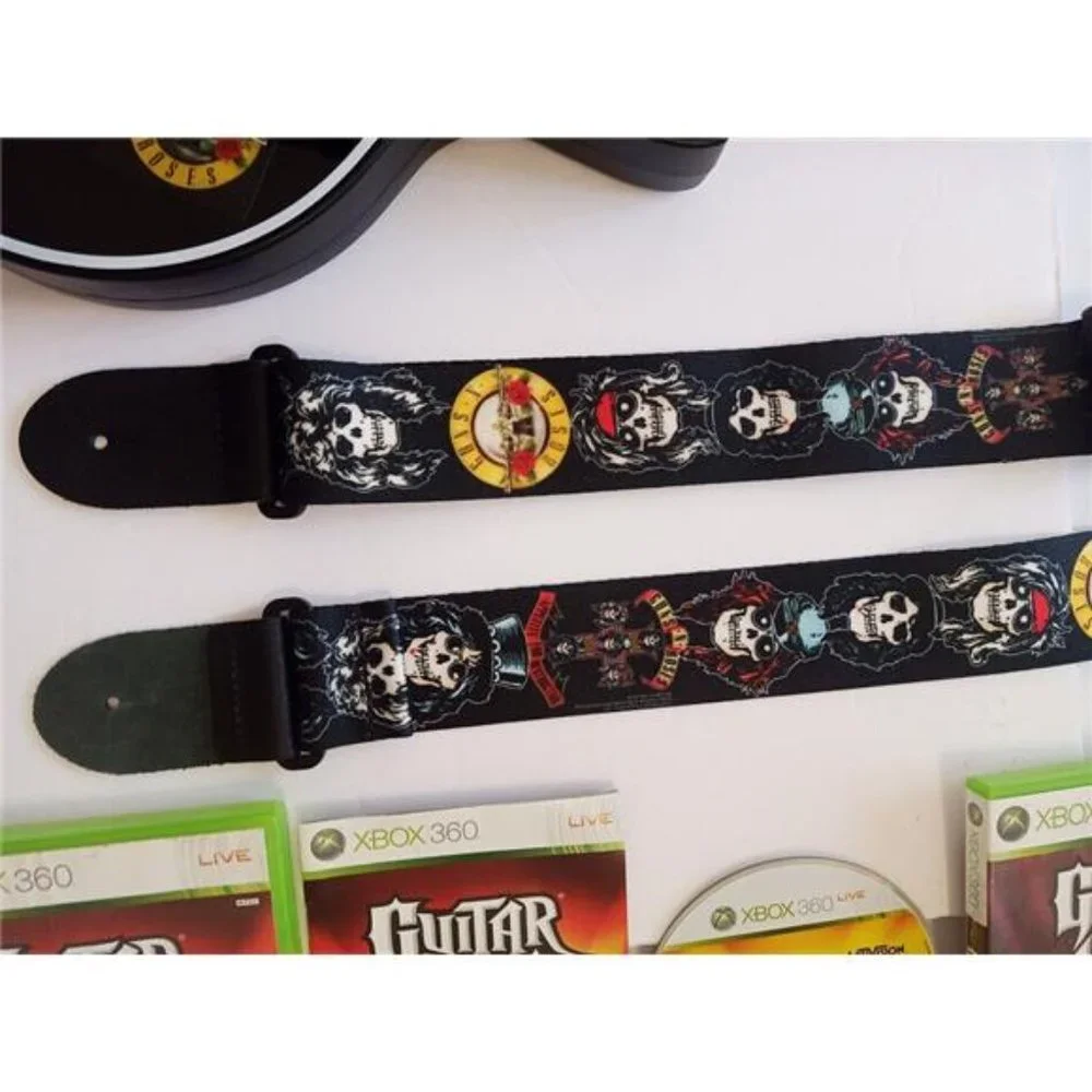 Xbox 360 Guitar Hero Wireless Gibson Les Paul Guitar - 4 Games - Bundle - Picture 10 of 10